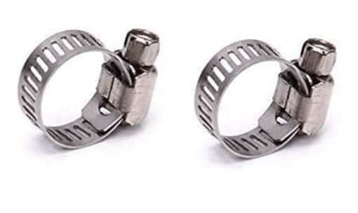 Gas Pipe Hose Pipe Clamps 4pcs Pack